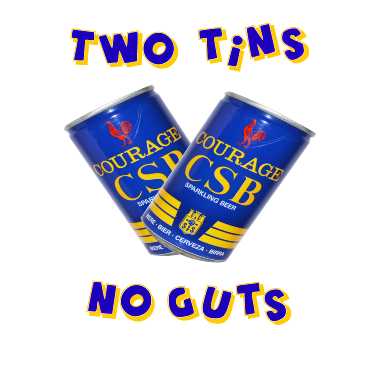 2 Tins - No Guts