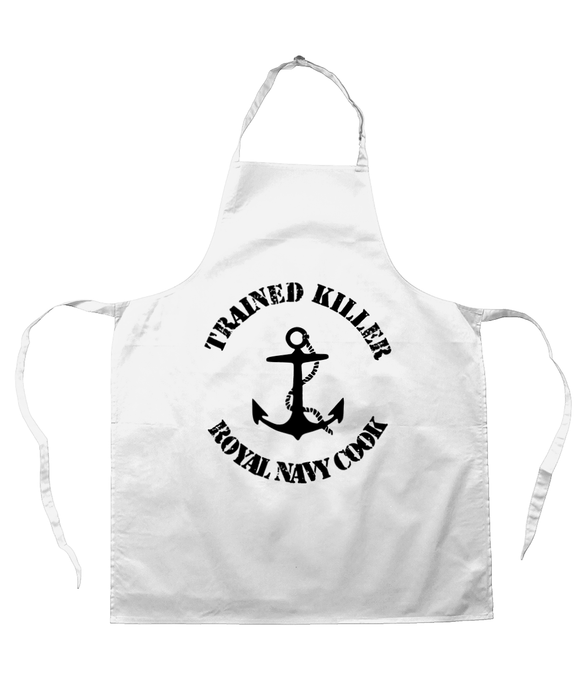 Trained Killer Royal Navy Cook - Apron