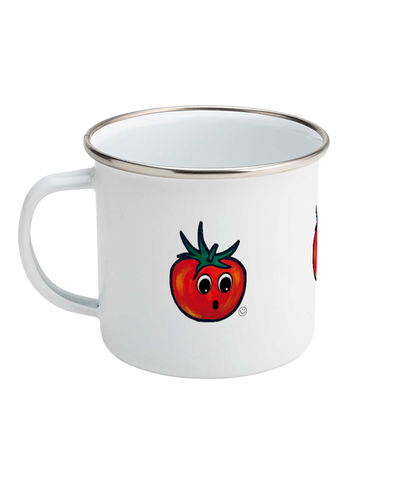 Surprised Tomato - Enamel Mug