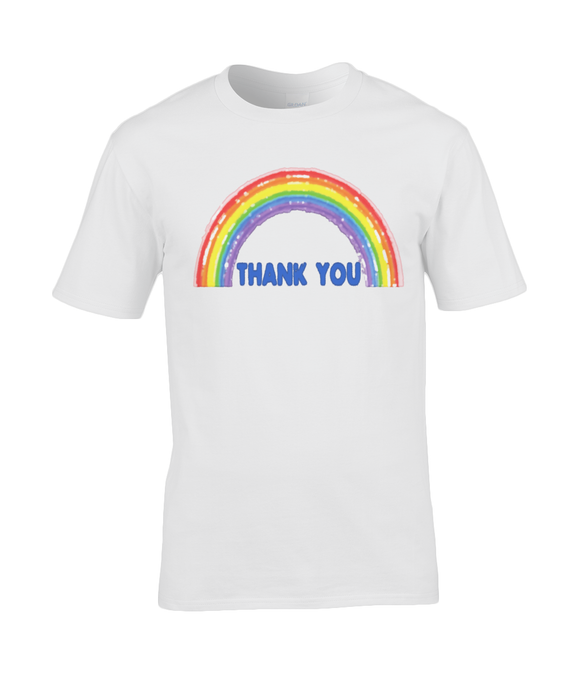 Thank You Rainbow T-Shirt % Profits to NHS