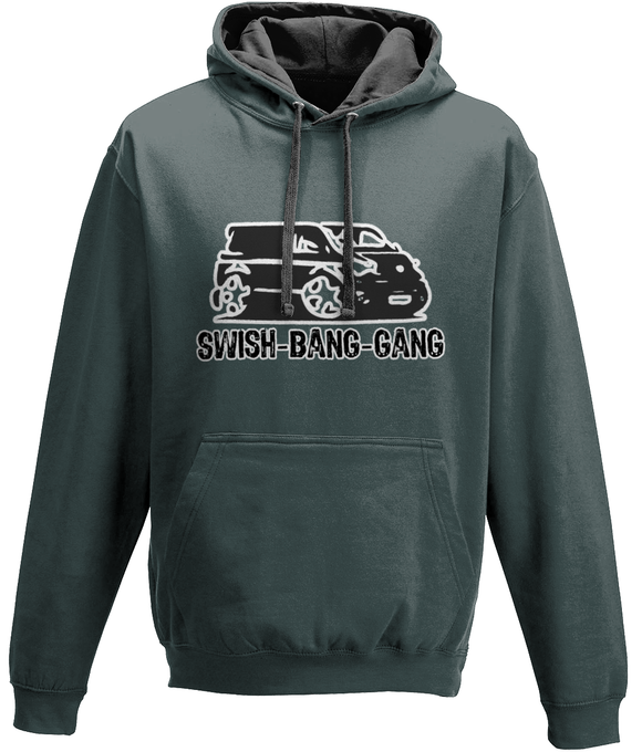Swish-Bang Gang - 2 Colour Hoodie