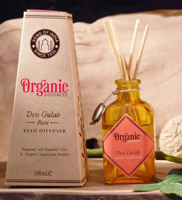 Song of India - Organic Goodness Diffuser - Desi Gulab Rose