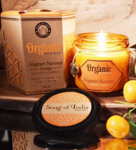 Song of India - Organic Goodness  Scented Candle - Nagpuri Narangi Orange