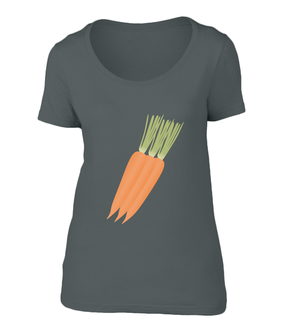 Carrot - Ladies Scoop Neck T-Shirt