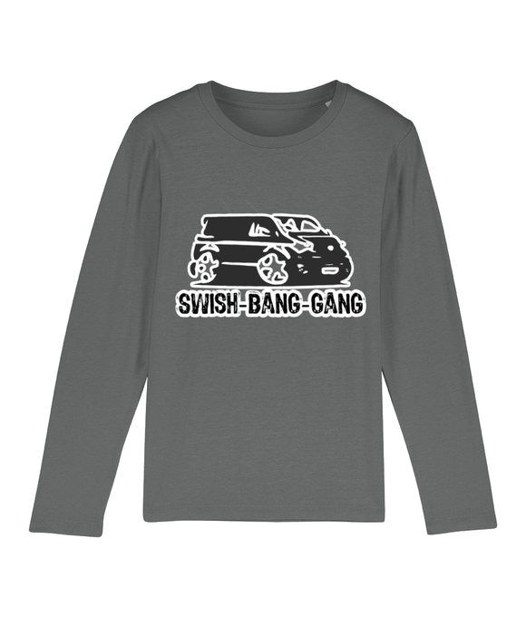 Swish-Bang Gang - Kid's Long Sleeve T-Shirt