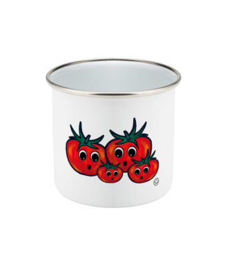 Tomato Family -Enamel Mug